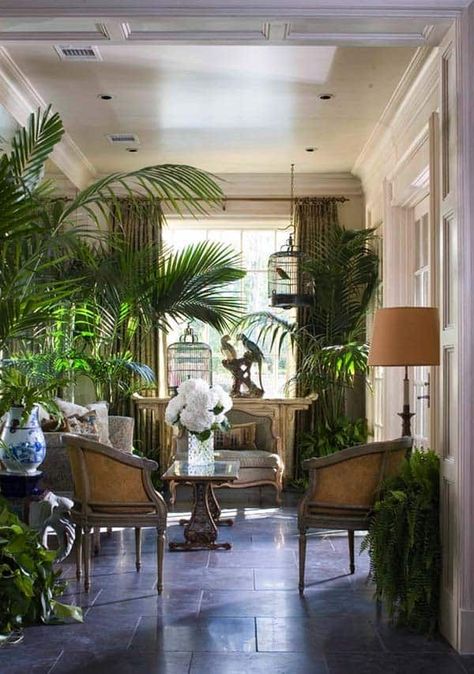 44 Island inspired interiors creating a tropical oasis | 1 Kindesign, inspiring creativity and spreading fresh ideas across the globe. | Bloglovin’ Sunroom Tile, Tropical British Colonial, Tropical Living Room, Tropical Interiors, British Colonial Decor, Tropical Interior, Colonial Interior, Sunroom Decorating, Popular Interior Design