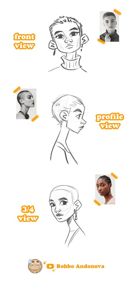 I will show you how I draw faces in Procreate. It's a step by step tutorial in which I will be sketching front view, profile and 3/4 (side ) view. We will talk about face shapes and then we'll see some drawing mistakes in one of my old portraits and apply the art tips I've showed you. #drawingtutorials #drawingface #portraitdrawingstudy #facedrawings #drawingtutorial #arttutorials #procreatetutorial #procreatesketch #youtubedrawing #procreatetutorial #procreatetimelapse #femalesketch Front And Side View Face Drawing, Front Profile Sketch, Draw 3/4 Face, How To Draw Face Side View, Side Profile Talking Drawing, Back 3/4 View, How To Draw 3/4 Profile, Side Profile Tips, Face Shape Reference Drawing