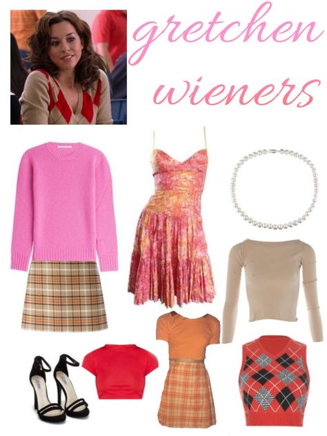 Mean Girls Broadway Outfits, Mean Girls Musical Outfits, Mean Girls Inspired Outfits, Mean Girls Halloween Costumes, Gretchen Wieners, Broadway Outfit, Mean Girls Costume, Mean Girls Halloween, Mean Girls Party