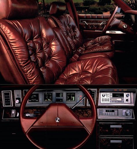 1980s Technology, 1980s Cars, Digital Dashboard, Chrysler New Yorker, The New Yorker, House 2, New Yorker, Dark Aesthetic, The Beginning