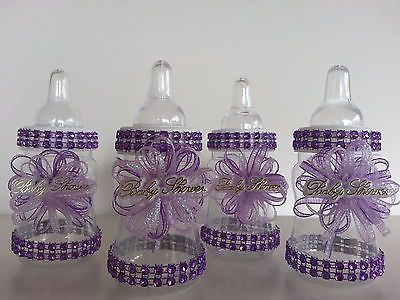 Purple Silver Baby Shower, Girl Shower Cake, Game Girl, Purple Bottle, Baby Shower Prizes, Baby Shower Cakes Girl, Baby Shower Purple, Trendy Baby Shower Ideas, Mommy Goals