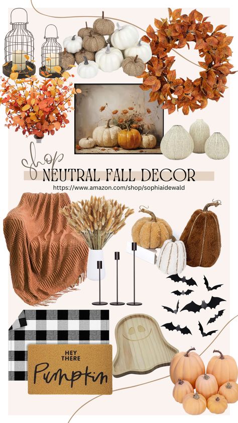 Amazon Fall Decor 2023, Amazon Farmhouse Decor, Amazon Fall Decor, Natural Fall Decor, Fall Dec, Neutral Fall Decor, Amazon Shop, Amazon Home Decor, Farmhouse Fall Decor