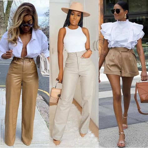 No.1 Daily Style Hub on Instagram: “White on Neutral shades⚪🔆 Choose your Slay?  Follow us 👆 for more Exquisite Outfit & Style Ideas” Beige And White Outfit, Brown And White Outfit, Outfit Style Ideas, Stylish Jeans Outfit, White Outfit Ideas, Fashion Assistant, White Summer Outfits, Cute Vacation Outfits, Clothing Haul