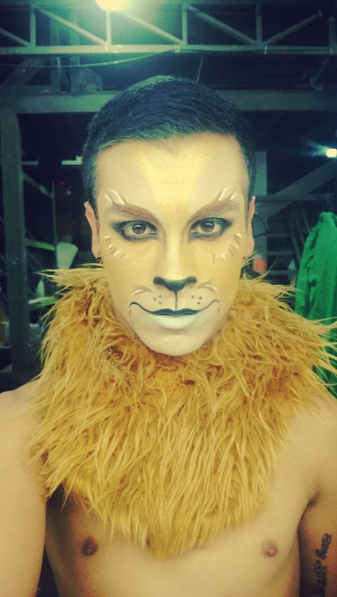 Simba Makeup Lion King, Boys Eyebrows, Lion Makeup, Theater Makeup, Lion Halloween, Lion King Costume, Lion King Jr, Show Makeup, Theatre Makeup