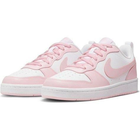 Cheap Shoes For Women Sneakers, Cute Sneakers Nike, Lover Outfit, Nike Court Borough Low 2, Nike Court Borough Low, Pink Nike Shoes, Nike Court Borough, White Nike Shoes, Dr Shoes