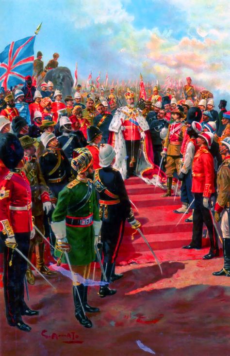 Victoria Era, Delhi Durbar, Holmes Movie, British Army Uniform, Rule Britannia, British Uniforms, Military Drawings, British Armed Forces, British Empire