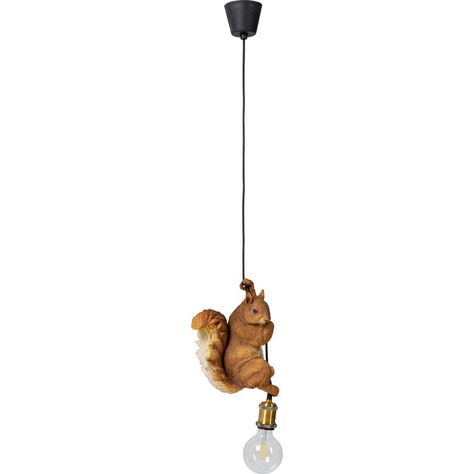 Pendant Lamp Squirrel - KARE Design Hanging Lamps For Bedroom, Simple Lamp, Industrial Light Fixtures, Filament Bulb, Creative Lighting, Decoration Inspiration, Suspension Lamp, Hanging Lamp, Lighting Solutions