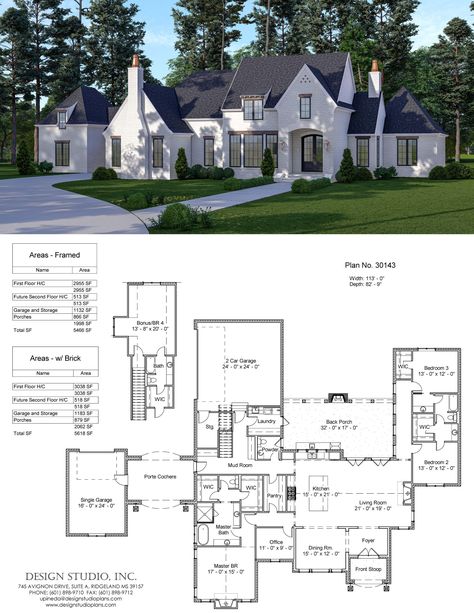 Small French Country House, Small French Country House Plans, Modern French Country House Plans, French Country Floor Plans, Pacific Natural, Houses Mansions, Studio House, Little House Plans, Build Inspiration