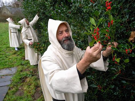 Stunning pictures of Moray monks preparing for Christmas will bring out your spiritual side | Press and Journal Medieval Monastery, Ora Et Labora, Preparing For Christmas, Old Monk, Christian Calendar, Monastic Life, Apostle John, Queen Of Heaven, Simple Health