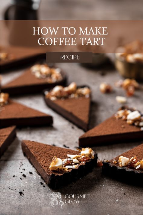 Ah coffee, the ultimate luxury. This Vietnamese Coffee and Chocolate Tart is one to savour as the aroma of coffee beans roasting fills the air, chaos happening all around whilst you remain in your quiet bubble of sanctuary. This is your new favorite chocolate pie recipe, becaouse of it's rich custard and strong coffee taste we all love. Try the recipe today! Vietnamese Coffee Dessert, Coffee Tart Recipes, Christmas Pie, Dark Food Photography, Best Apple Pie, Chocolate Pie Recipes, Vietnamese Coffee, Gourmet Cakes, Chocolate Layer Cake