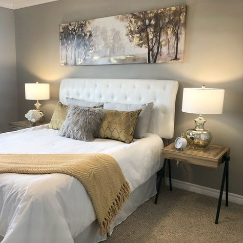 Gray Gold White Bedroom, Brown Gold And White Bedroom, Grey Gold Bedroom Ideas, Grey Gold And White Bedroom, Gray White Gold Bedroom, White Grey And Gold Bedroom, Gold And Grey Bedroom Ideas, Gray White And Gold Bedroom, Gold And Gray Bedroom