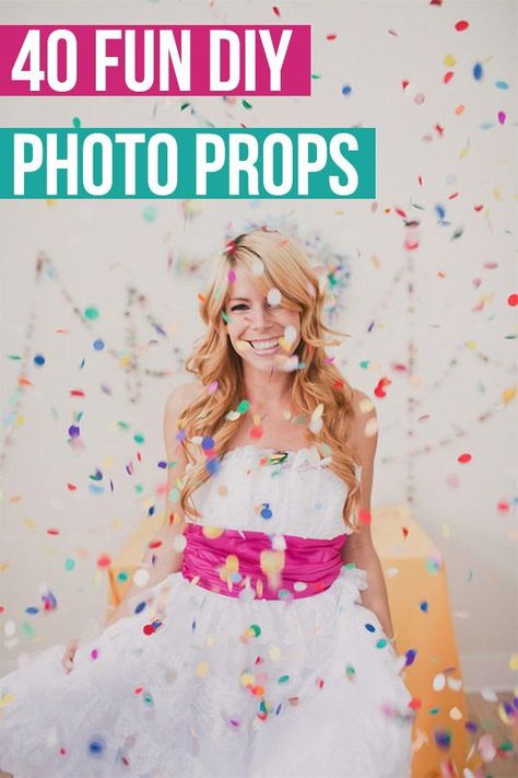 Diy Photo Booth Props Birthday, Creating A Photo Backdrop, Fun Photoshoot Props, Birthday Photo Props Diy, Wedding Photo Props Diy, Photography Hacks Diy, Photoshoot Ideas Diy, Photo Booth Prop Ideas, Photo Props Ideas