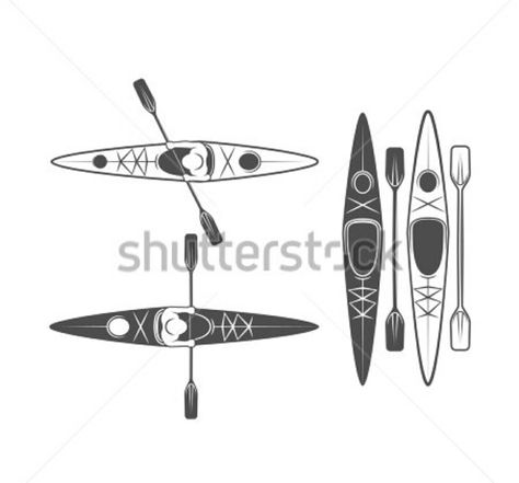 Kayak tattoo idea Kayak Tattoos For Women, Kayak Tattoo Ideas Simple, Kayak Tattoo Ideas Beautiful, Exploring Tattoos, Kayak Sketch, Kayak Tattoo, Kayak Doodle, Mm Logo, Sick Drawings