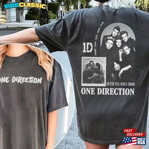 One Direction World Tour T-Shirt Detbutes Since 2010 Concert Fan Shirt Hoodie Check more at https://vibeclassic.com/product/one-direction-world-tour-t-shirt-detbutes-since-2010-concert-fan-shirt-hoodie/ One Direction Shirt Ideas, One Direction Tshirt Design, World Tour Tshirt, One Direction Shirt, Bb Style, One Direction Concert, Fan Shirts, Tour T Shirts, Trending Tshirts