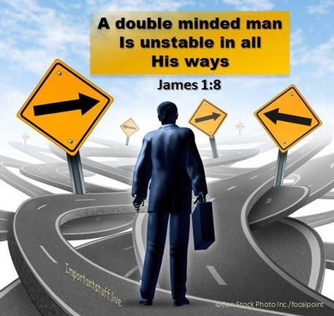 James 1:8 KJV 👥🔄  “A double minded man is unstable in all his ways.” Biblical Illustrations, Double Minded, Vertrouw Op God, Gentlemen's Guide, Men Inspiration, Book Of James, Quotes Encouragement, Spirit Of Fear, Call My Friend