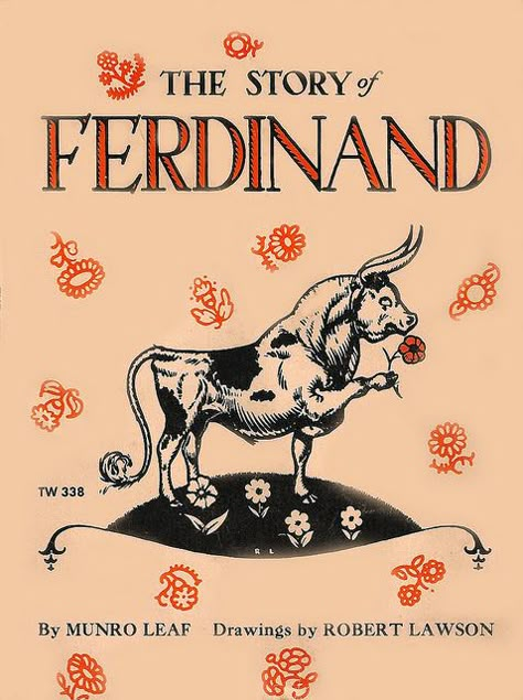 The Story Of Ferdinand, Ferdinand The Bull, Ferdinand The Bulls, Leaf Drawing, Top Golf, Childhood Books, Children's Picture Books, Books For Children, 50 Cent