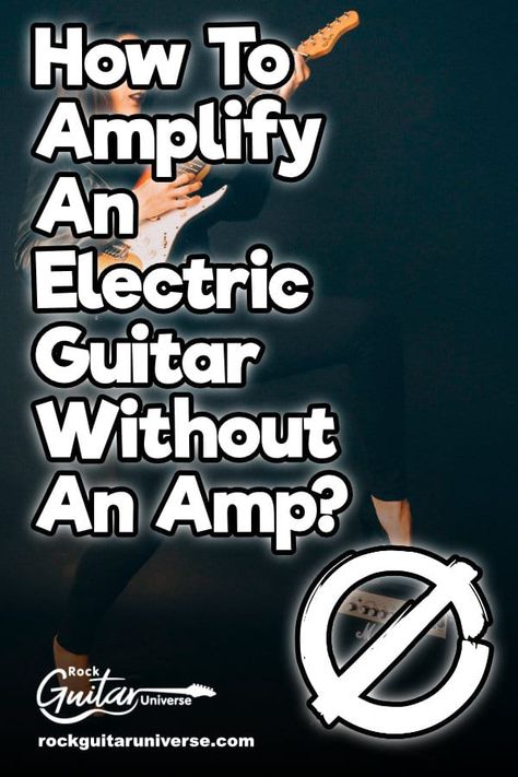 What are the alternatives to a guitar amplifier? find out in the following article #electric #guitar #no #amplifier Guitar Amplifier, Electric Guitar Amplifier, Amp Settings Guitar Rock, Guitar Amplifier Schematic, Guitar Improvisation, Guitar Chords And Scales, Electric Guitar And Amp, 12 String Guitar, Acoustic Guitar Amp