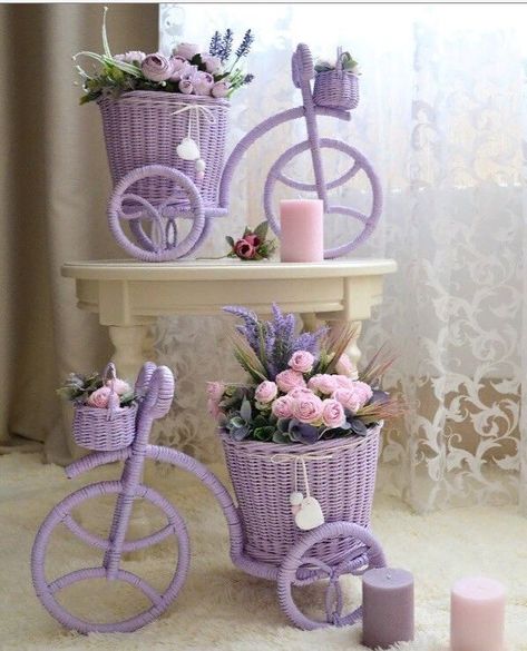 Flower basket cake