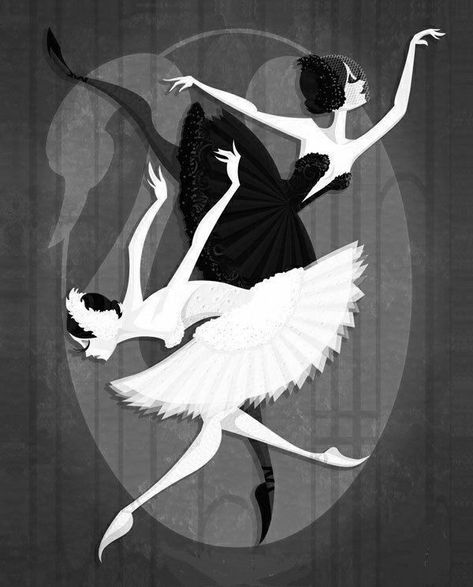 Swan Drawing, Dancing Drawing, Swan Lake Ballet, Dark Swan, Ballet Posters, Swans Art, Ballet Art, Edit Ideas, Background Drawing