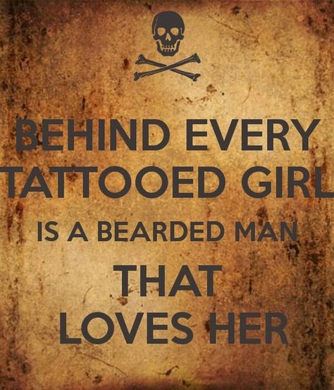 Beard Quotes, Billy B, Tattooed Girl, Beard Humor, Beard Lover, Beard Love, Beard Tattoo, Bearded Man, Beard Life