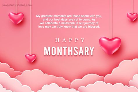 Monthsary Background, Monthsary Message For Boyfriend, Happy Monthsary, Monthsary Message, Messages For Boyfriend, Message For Boyfriend, Yet To Come, Hd Images, Meaningful Quotes