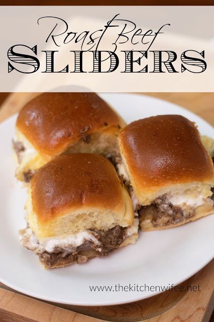 Take your leftover pot roast to the next level with this delicious recipe for my Roast Beef Sliders.  Perfect for quick and easy weeknight meals or football season! Roast Sliders, Pot Roast Sliders, Roast Beef Sliders Recipes, Leftover Roast Beef Recipes, Sliders Recipes Beef, Homemade Sweet Potato Fries, Leftover Pot Roast, Roast Beef Sliders, Cooking Roast Beef