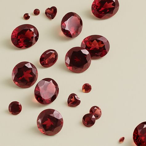 January’s birthstone, Garnet, is one of the most diverse gemstones, as it comes in an extraordinary range of colors. The garnet birthstone symbolizes happiness, wealth, and health. January Stone, Birthstones Meanings, Garnet Birthstone, January Birthstone, Garnet Stone, December Birthstone, Crystal Collection, Birthstone, Garnet