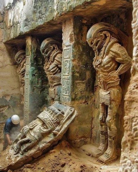 Medieval Places, Alien Symbols, Egyptian Desert, Alien Theories, Ancient Astronaut Theory, Alien Photos, Ancient History Archaeology, Alien Artifacts, Dark Alice In Wonderland