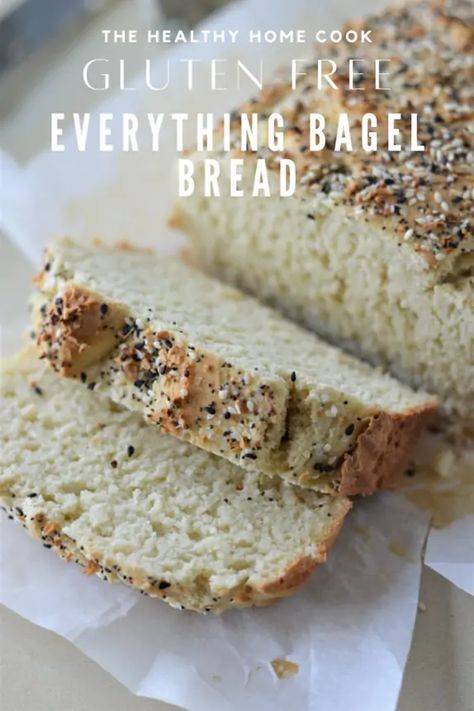 Gluten Free Savory Bread, Healthy Everything Bagel Recipe, Gluten Free Everything Bagels, Everything Bagel Quick Bread, Two Ingredient Bagels Gluten Free, Bagel Recipe Bread Machine, Everything Bagel Bread, Gf Bagels, Gluten Free Bagel Recipe