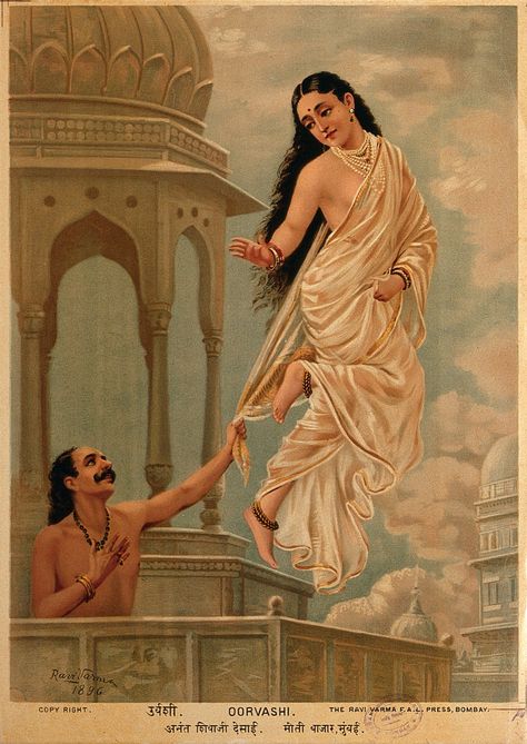 Ravivarma Paintings, Ravi Varma, Raja Ravi Varma, Sea Creatures Art, Ancient Paintings, Indian Painting, Indian Paintings, Indian Art Paintings, Buddhist Art