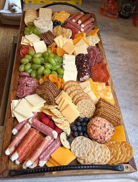 ALDI Aisle of Shame Community | Love how this charcuterie board turned out | Facebook Also Charcuterie Board, Charcuterie Board Camping, Thanksgiving Charcuterie Board Ideas Aldi, Charcuterie Board Costco, Make Ahead Charcuterie Board, Charcuterie Board For Sale, Pinwheel Charcuterie Board, Simple Charcuterie Board For Beginners, Charcuterie Board Placement