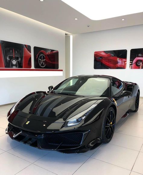 Full black 488 Pista 🖤 HOT or NOT? #supercar � Ferrari California, Lux Cars, Red Heads, Bugatti Cars, Ferrari 488, Ferrari F40, Sport Car, Ferrari Car, Classy Cars