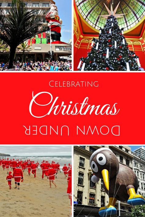 A couple of Northern Hemisphere types experience Christmas traditions from Australia and New Zealand Christmas In New Zealand, Australian Christmas Aesthetic, Nz Beach, Destination Imagination, Mountain Christmas, Nz Travel, Holiday Parades, Christmas In Australia, Australia Vacation