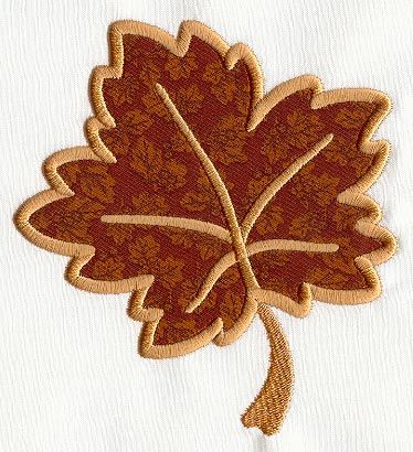 Falling Leaves 3 (Applique) design (Y3120) from www.Emblibrary.com Crown Pictures, Beginning Quilting, Picture Quilts, Applique Quilting, Tracing Paper, Embroidery Suits Design, Applique Embroidery, Applique Fabric, Falling Leaves