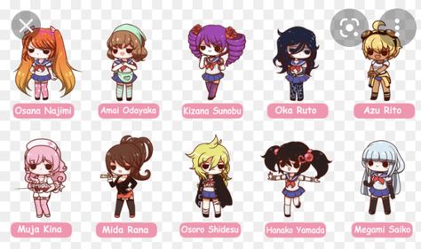 Yandere Simulator Rivals and Their Names Yandere Simulator Rivals, Yendere Simulator, Yandere Simulator Characters, Fnaf Drawings, Yandere Simulator, Cookie Run, Character Names, Useful Life Hacks, Png Download