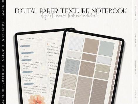 Free Digital Notebook to Use With iPads or Tablets plannerkdpinterior #freeprintableplanner #etsydigitalproducts Digital Notebook Paper, Paper Template Free, Travel Planner Template, Free Notebook, Notebook Templates, Student Notebooks, Digital Notebook, Planner Pdf, Planner Printables Free