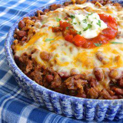 Nacho Pie II Nacho Pie, One Skillet, Ground Sausage, Broccoli Casserole, Homemade Tacos, Homemade Taco Seasoning, Canned Tomato Sauce, Paula Deen, Basic Recipes