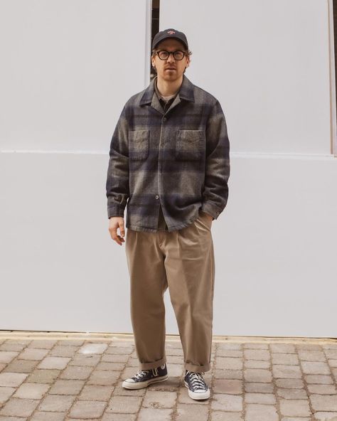 ITEM Blog (@d_watso) posted on Instagram • Mar 25, 2021 at 11:09am UTC Plus Size Men Outfits, Overshirt Men, Corter Leather, Dad Fits, Men Vintage Style, Mens Inspo, Fashion Campaign, Man Dressing Style, Ivy Style