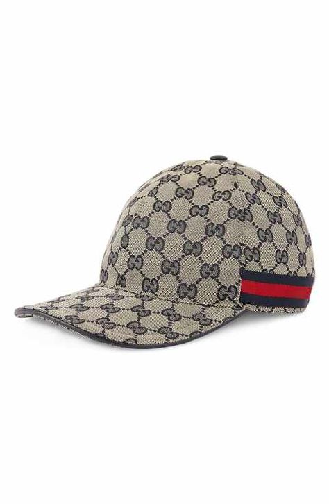 Gucci Cap, Web Detail, Gucci Hat, Cap Men, Crossbody Messenger Bag, Baseball Hat, Gucci Men, Ball Cap, Lace Up Shoes