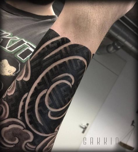 Japanese Style Sleeve, Ronin Tattoo, Traditional Japanese Tattoo Sleeve, Tattoo Shading, Tattoo Background, My Tattoos, Blackout Tattoo, Traditional Japanese Tattoos, Asian Tattoos