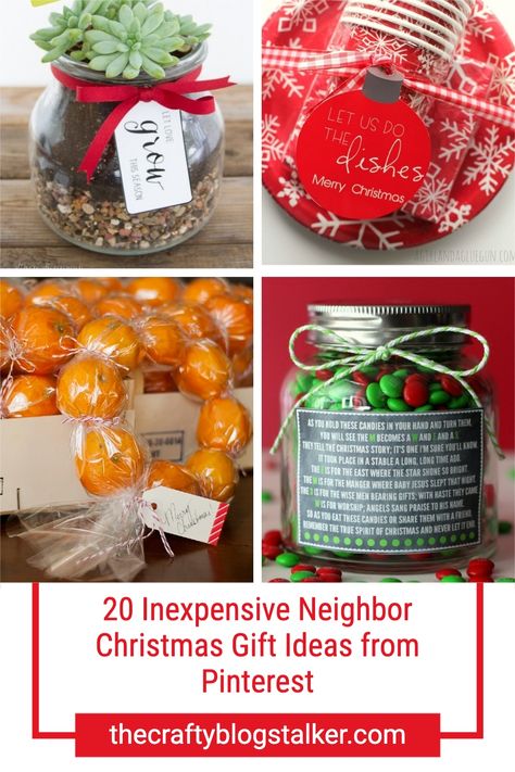 Make your own neighbor gifts this Holiday season. 20 Inexpensive Neighbor Gift Ideas from Pinterest. #thecraftyblogstalker #neighborchristmasgifts #neighborchristmasgiftideas #neighborgifts Neighbor Gift Ideas, Treat Packaging, Affordable Christmas Gifts, Christmas Neighbor, Neighbor Christmas Gifts, Christmas Gift Exchange, Love Day, Reindeer Decorations, Easy Christmas Crafts