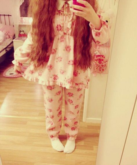 Gyaru pajamas Gyaru Pajamas, Hime Kaji, Japanese Gyaru, Kawaii Pajamas, Pretty Fashion, Pretty Style, Home Outfit, Cutie Pie, Anime Dragon Ball