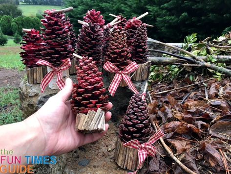 How To Make Pine Cone Fire Starters… For Your Fireplace, A Campfire, Or As Gifts Pine Cone Fire Starters, Homemade Fire Starters, Magical Crafts, Pinecone Fire Starters, Fire Starters Diy, Fire Starter Kit, Candle Wick, Old Candles, Wedding Favors Fall