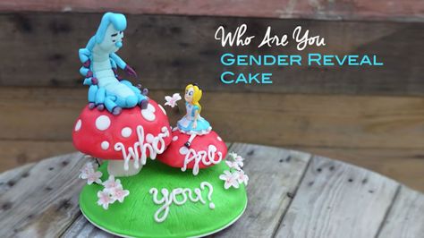 Skill level: Newb Watch this fun video on the creation of an Alice in Wonderland themed gender reveal cake. Wonderland Gender Reveal, Gender Reveal Ultrasound, Themed Gender Reveal, Sugar Geek, Pregnancy Gender Reveal, Gender Reveal Themes, Gender Party, Raspberry Smoothie, Magic Cake