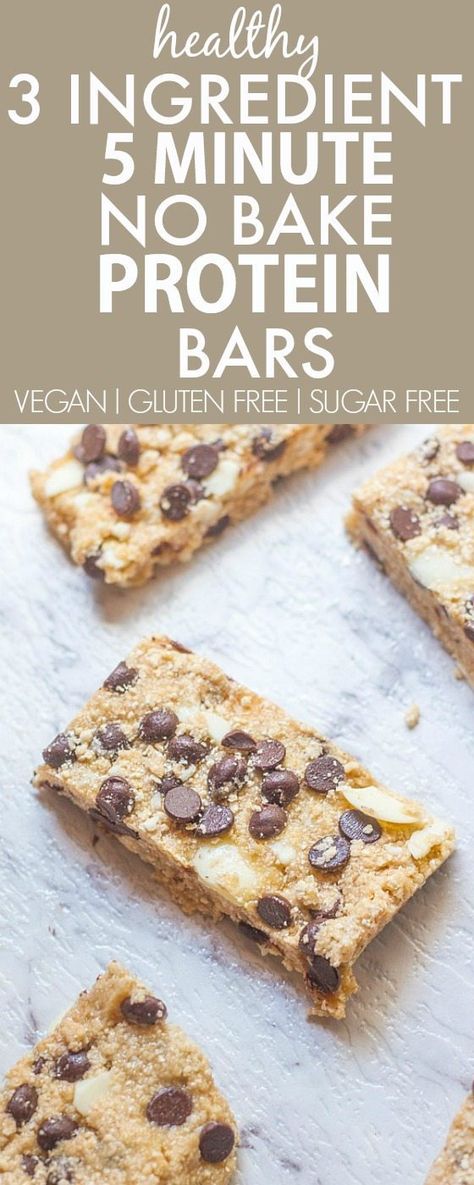 3 Ingredient No Bake Protein Bars Quick Protein Powder Recipes, Whey Protein Bars Homemade, Oat Protein Bar, Dairy Free Protein Snacks, Sugar Free Protein Bars, Dairy Free Protein Bars, Protein Breakfast Bars, Gluten Free Sugar Free Recipes, No Bake Protein Bars