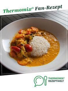 Thai-Curry mit Reis und Gemüse von mllefux. Ein Thermomix ®️️ Rezept aus der Kategorie Hauptgerichte mit Gemüse auf www.rezeptwelt.de, der Thermomix ®️️ Community. 100 Calorie, Elegant Food, Thai Curry, Idee Pasto Sano, Cooking Prep, Thermomix Recipes, Wallpaper Vintage, Healthy Eating Tips, Sausage Recipes