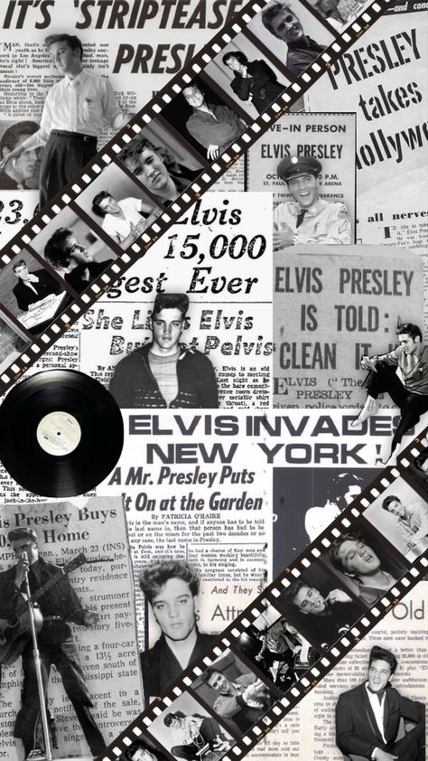 Elvis Presley Collage, Young Life, Elvis Presley, Connect With People, Your Aesthetic, Creative Energy, Collage Art, Mood Board, I Am Awesome