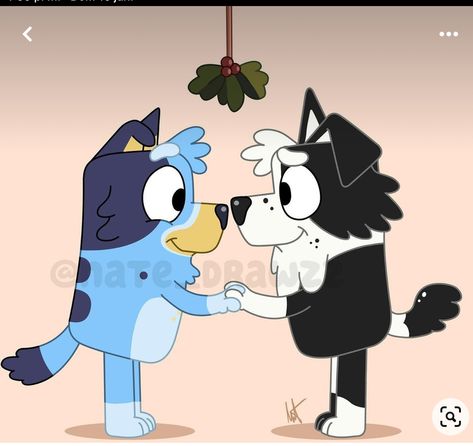 Bluey And Mackenzie Fanart, Bluey X Mackenzie Fanart, Bluey X Mackenzie, Bluey Mackenzie, Bluey Ocs, Bluey Future, Bluey Funny, Bluey Fanart, Bluey Bluey