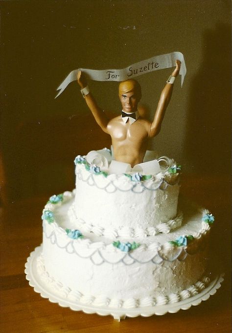 Chippendale Bridal Shower Cake -   Top Tier Wedding Cakes - southern Oregon Diy Bachelorette Cake, Let Them Eat Cake Bachelorette, Bridal Shower Cake Ideas Funny, Hens Cake, Bridal Shower Cake Ideas, Bridal Shower Centerpieces Diy, Tier Wedding Cakes, Bachelorette Cake, Party Sides