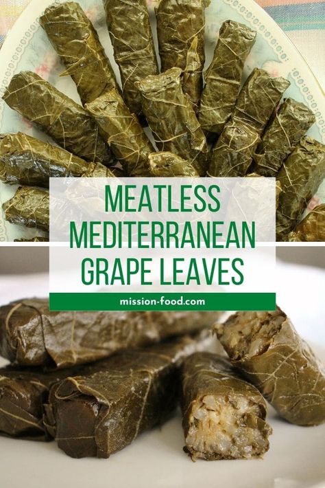 Stuffed Grape Leaves Recipe, Grape Leaves Recipe, Meze Platter, Stuffed Grape Leaves, Vegan Rice, Grape Leaf, Mediterranean Dishes, Middle Eastern Recipes, Filling Recipes